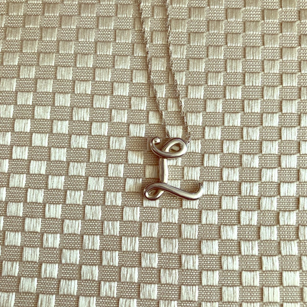L initial necklace